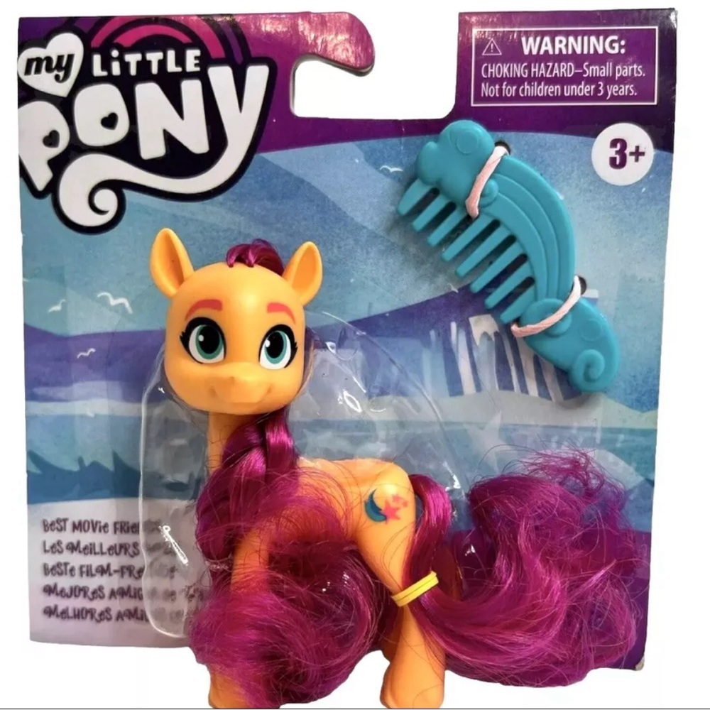 My Little Pony Best Movie Friends~ 3 Inches Tall~ Sunny Starscout ~ NEW!